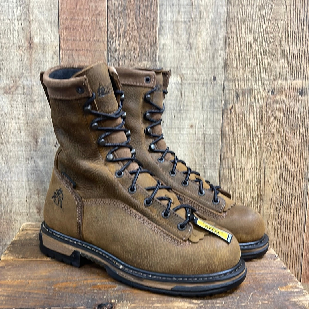 ROCKY IRONCLAD STEEL TOE WATERPROOF WORK BOOT