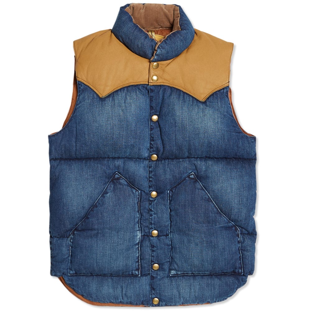 Rocky Mountain Featherbed Ages Denim VestIndigo