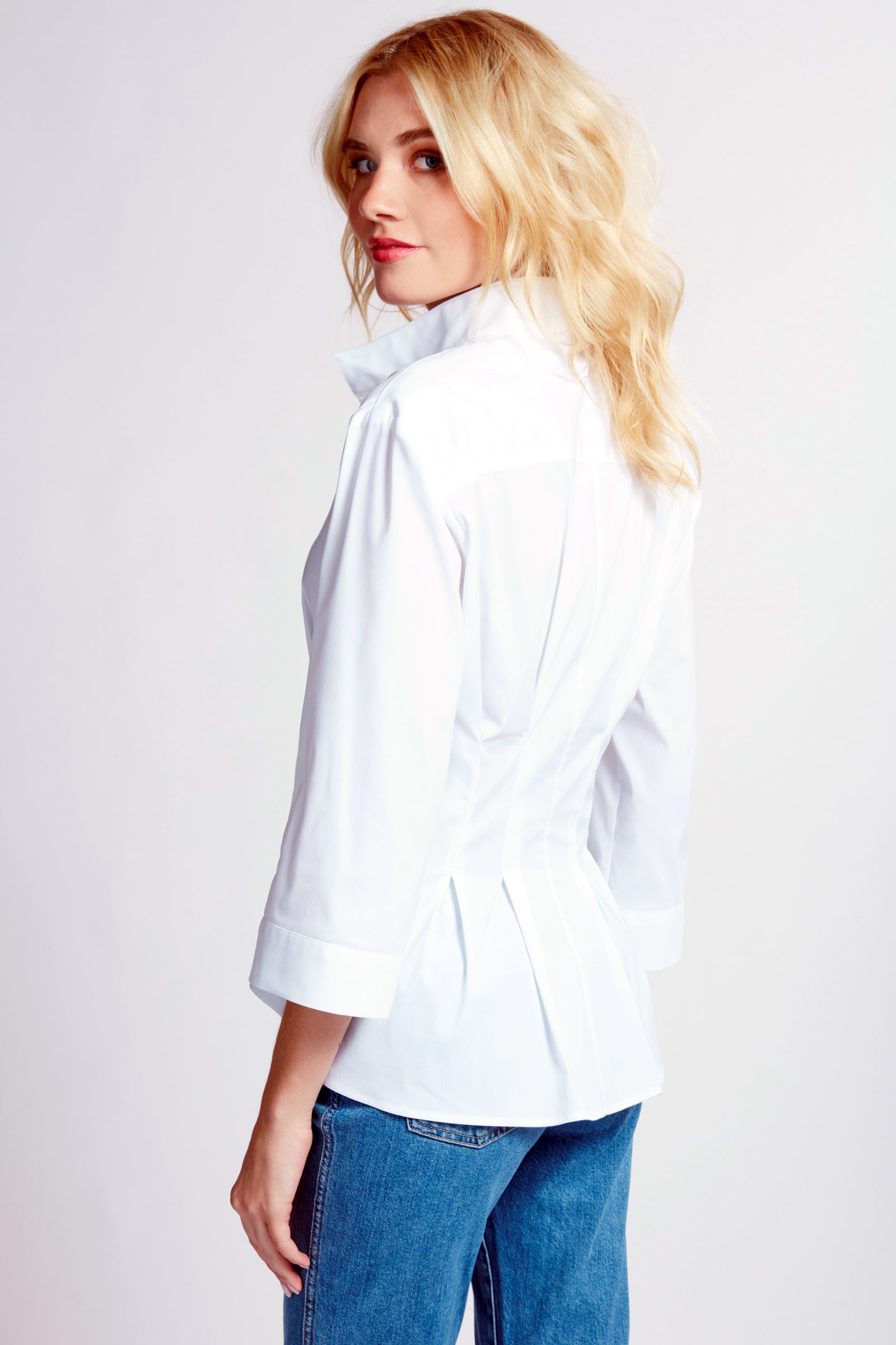 Rocky Shirt 3/4 Sleeve White Weathercloth