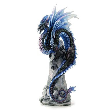 Sapphire Sentinel Dragon Figurine