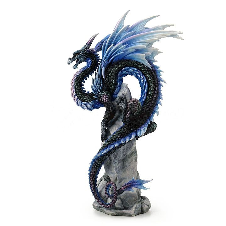 Sapphire Sentinel Dragon Figurine