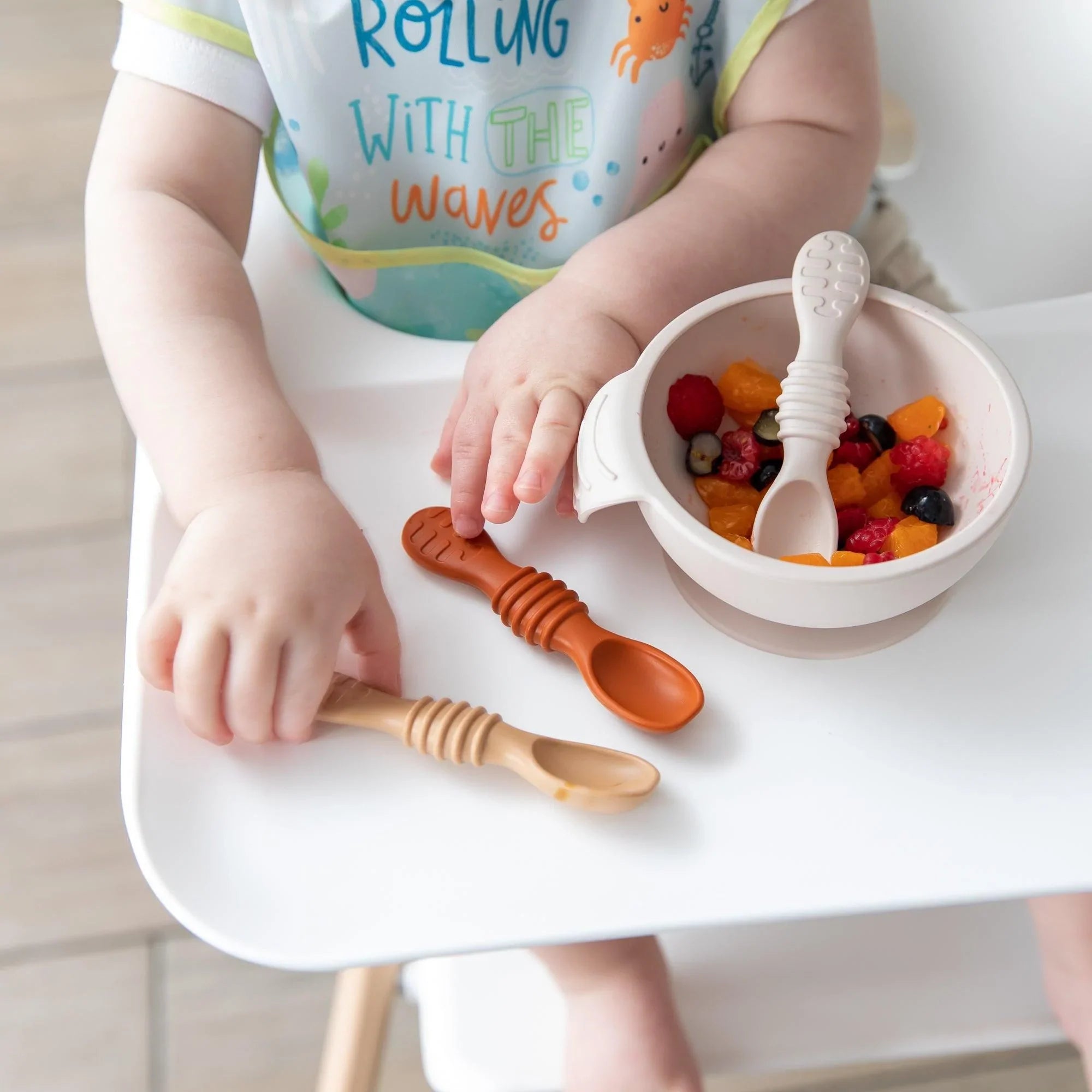 Silicone Dipping Spoons 3 Pack: Rocky Road