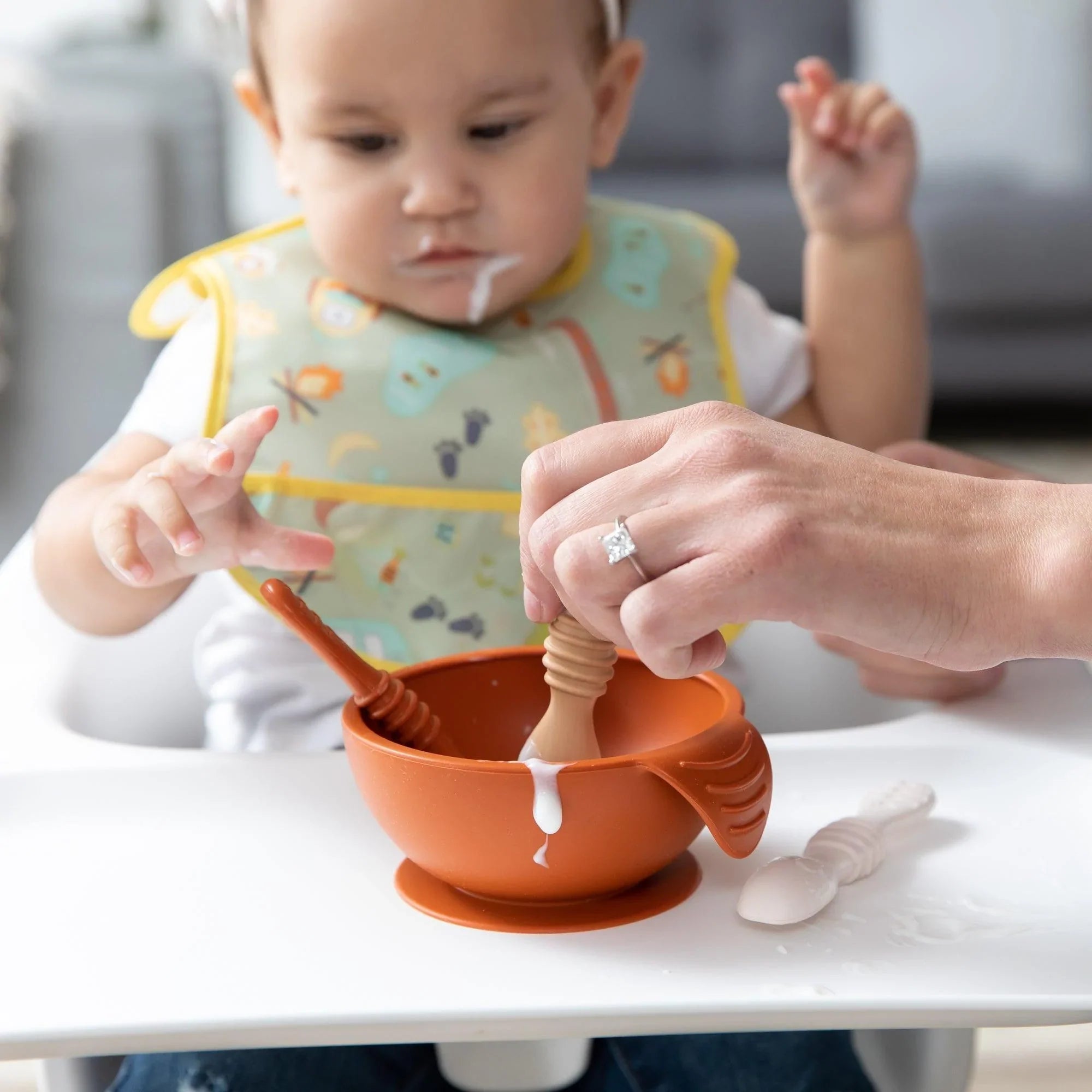 Silicone Dipping Spoons 3 Pack: Rocky Road