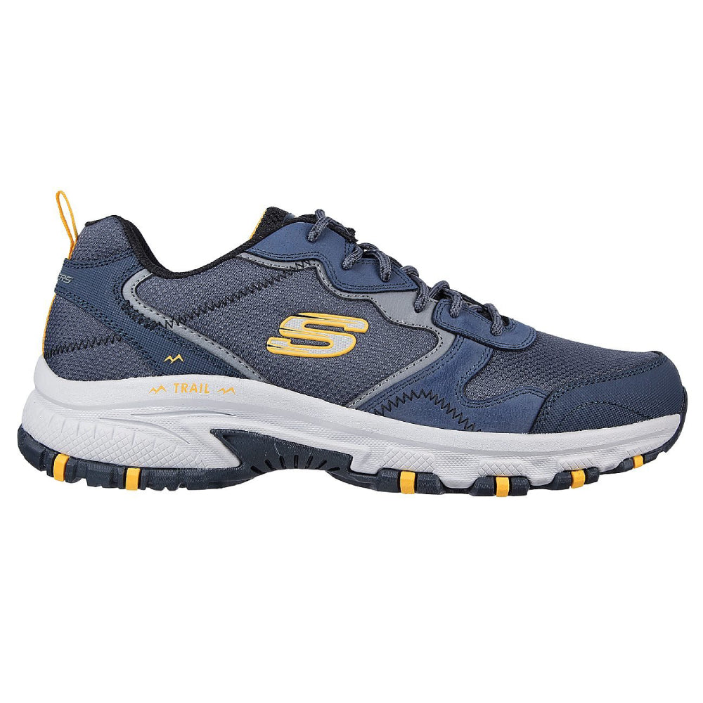 SKECHERS Men's Hillcrest-Rocky Drift Running Shoe (Navy)