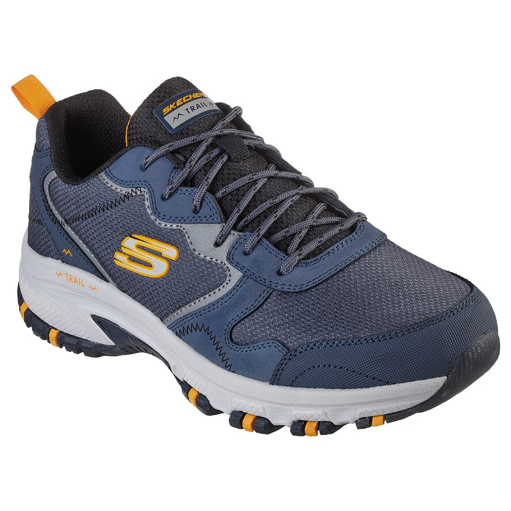 SKECHERS Men's Hillcrest-Rocky Drift Running Shoe (Navy)