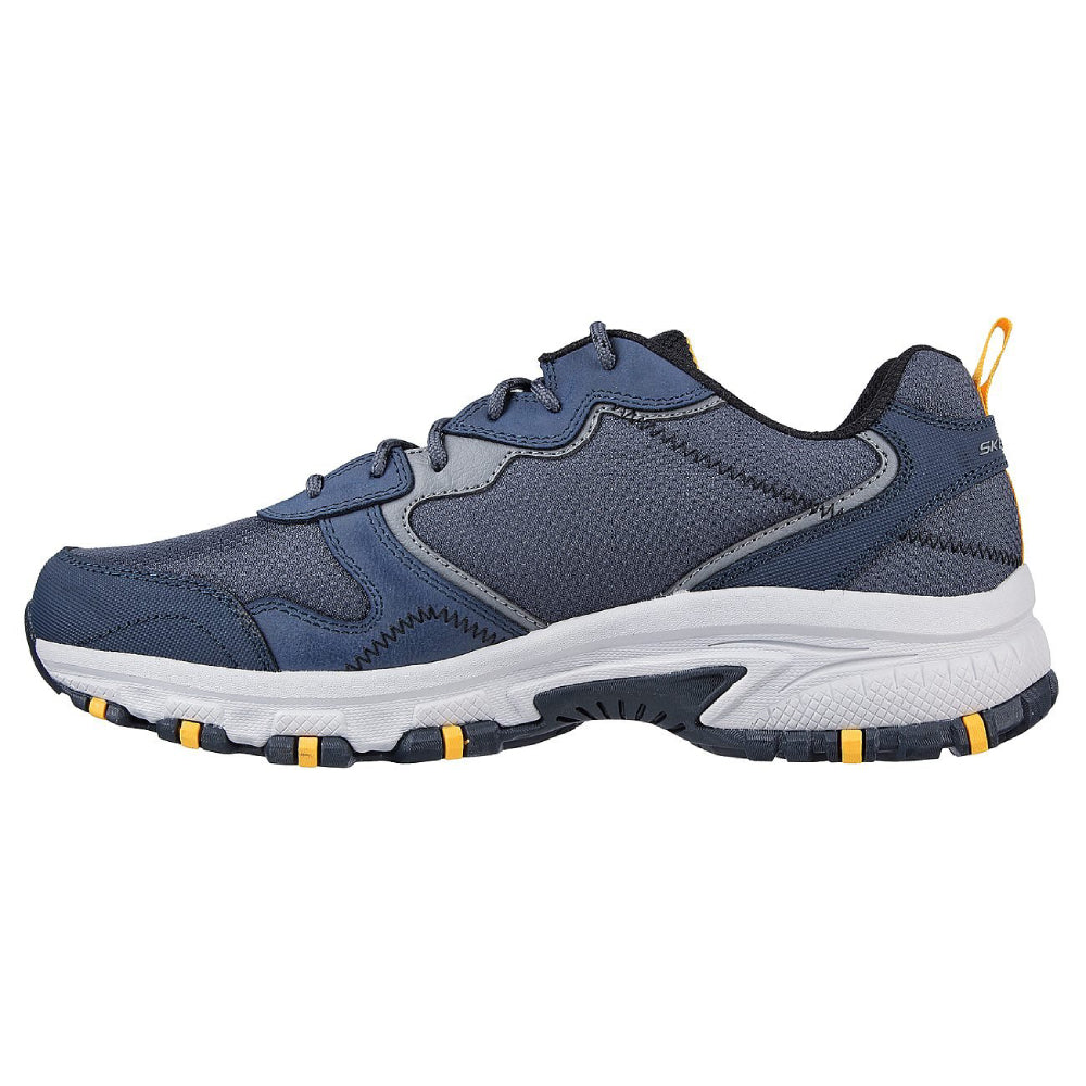 SKECHERS Men's Hillcrest-Rocky Drift Running Shoe (Navy)