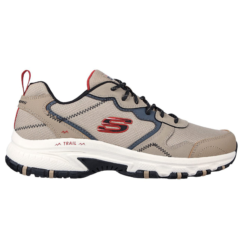 SKECHERS Men's Hillcrest-Rocky Drift Running Shoe (Taupe)