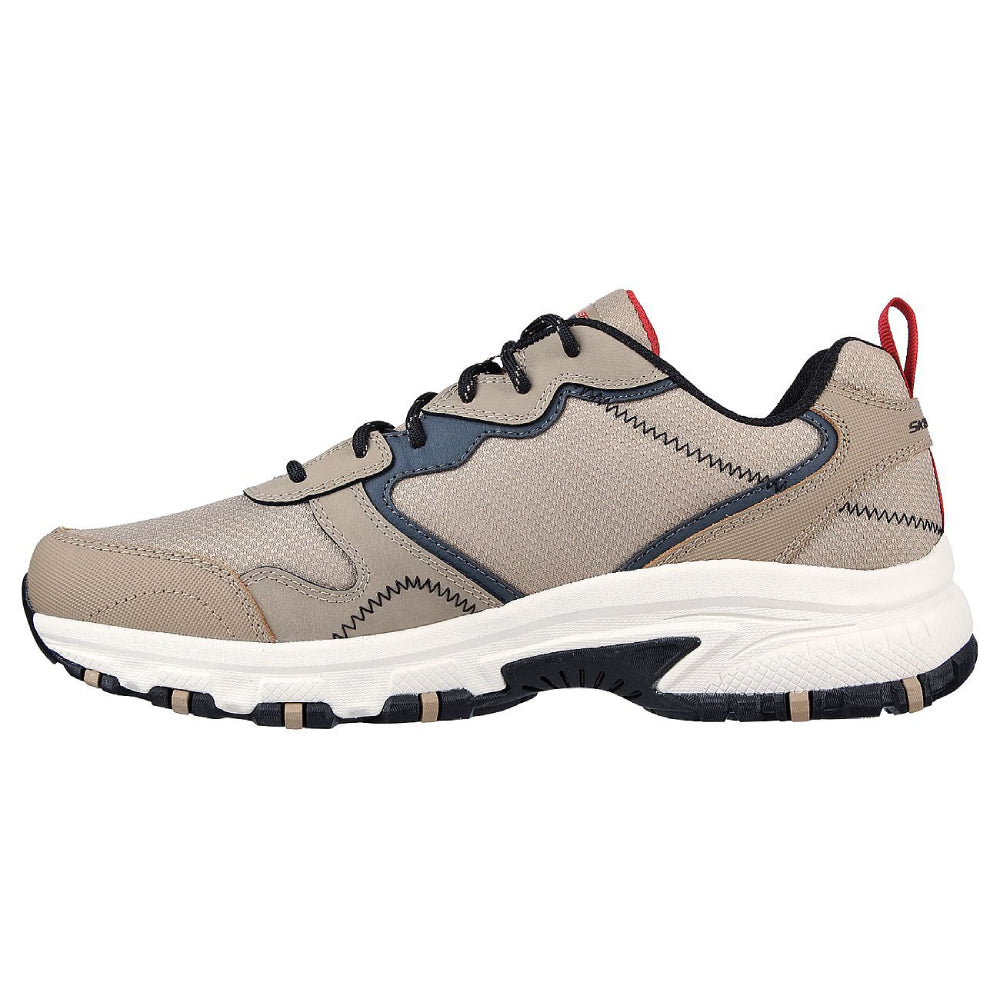 SKECHERS Men's Hillcrest-Rocky Drift Running Shoe (Taupe)