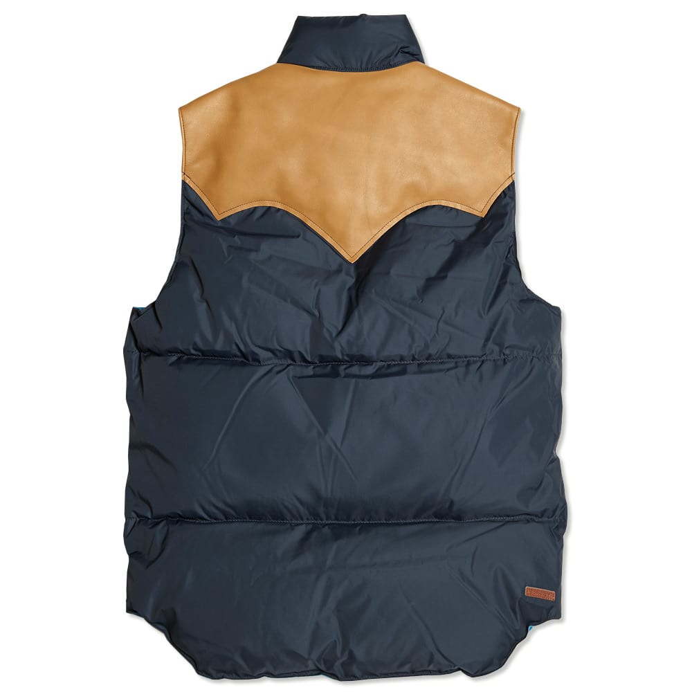 SOPHNET. x Rocky Mountain Featherbed Down VestNavy & Brown