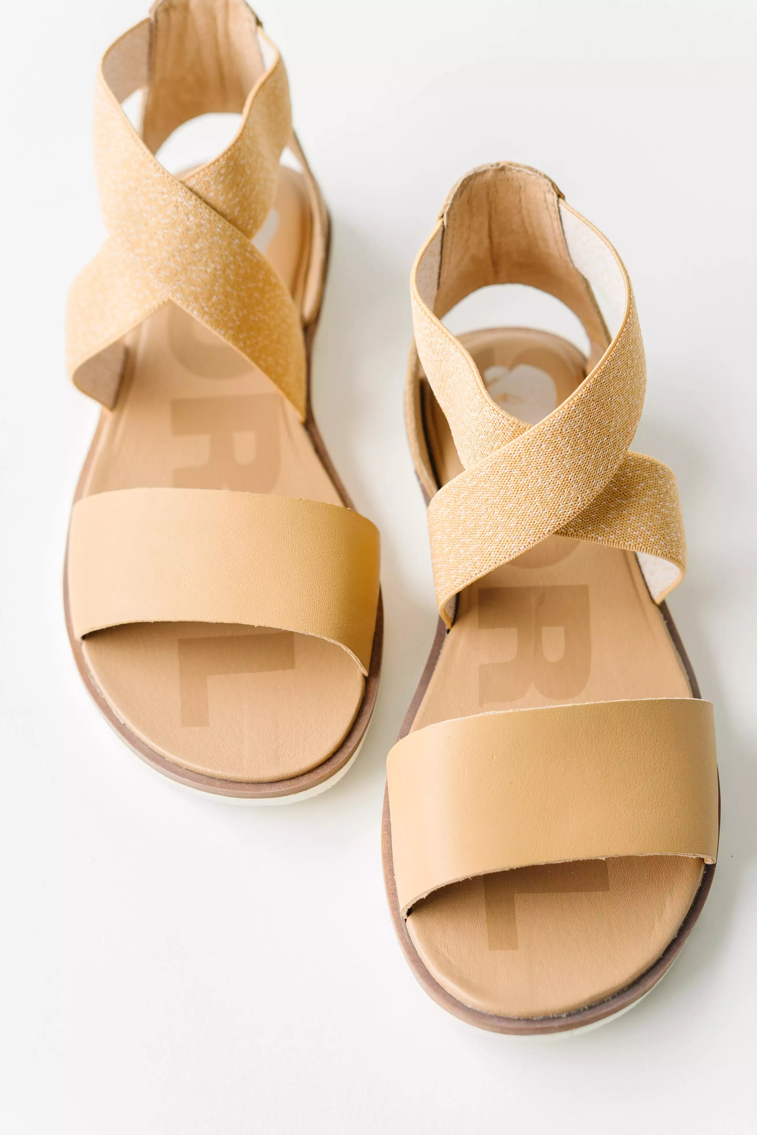 SOREL: Ella II Sandal in Honest Beige + Chalk