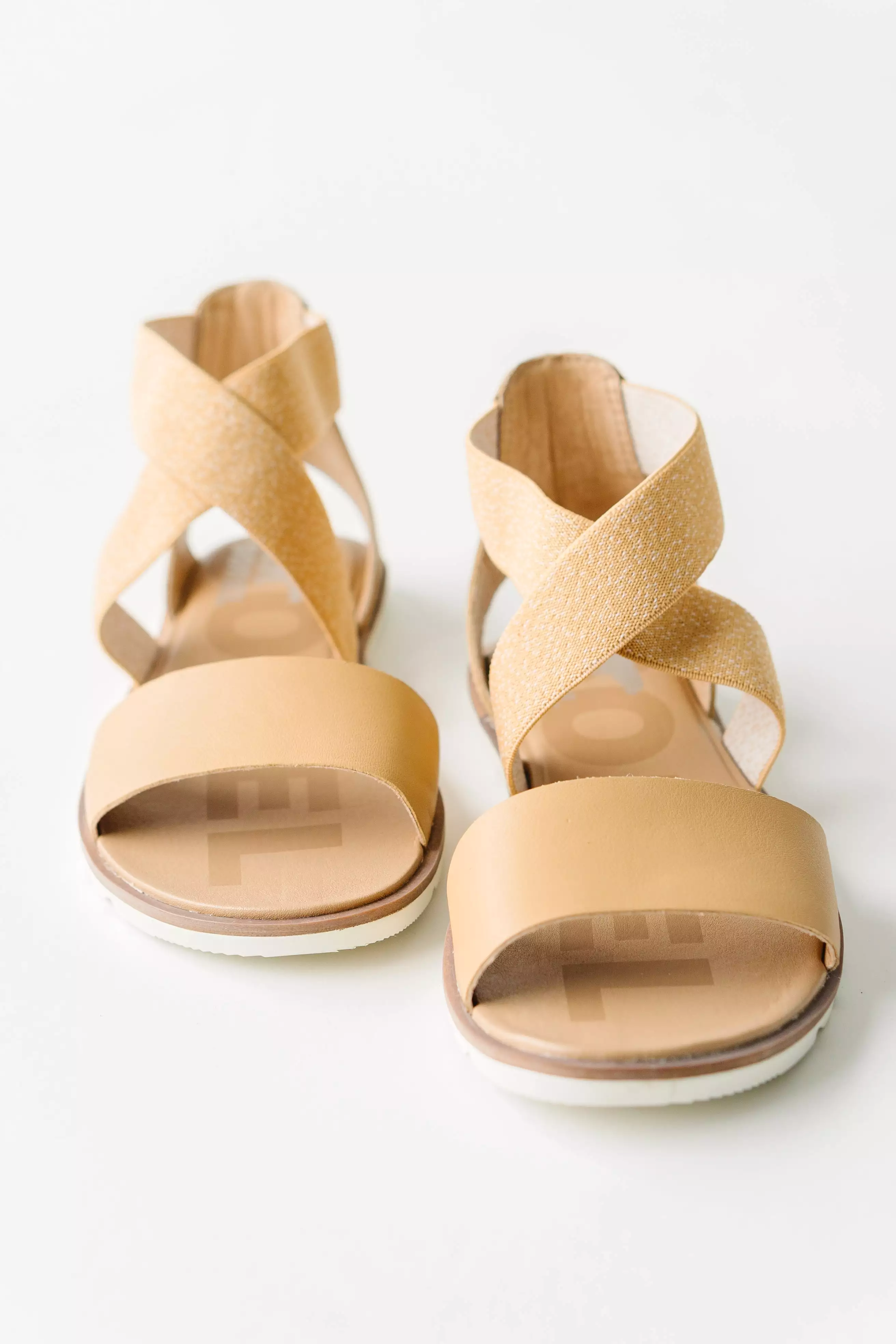 SOREL: Ella II Sandal in Honest Beige + Chalk