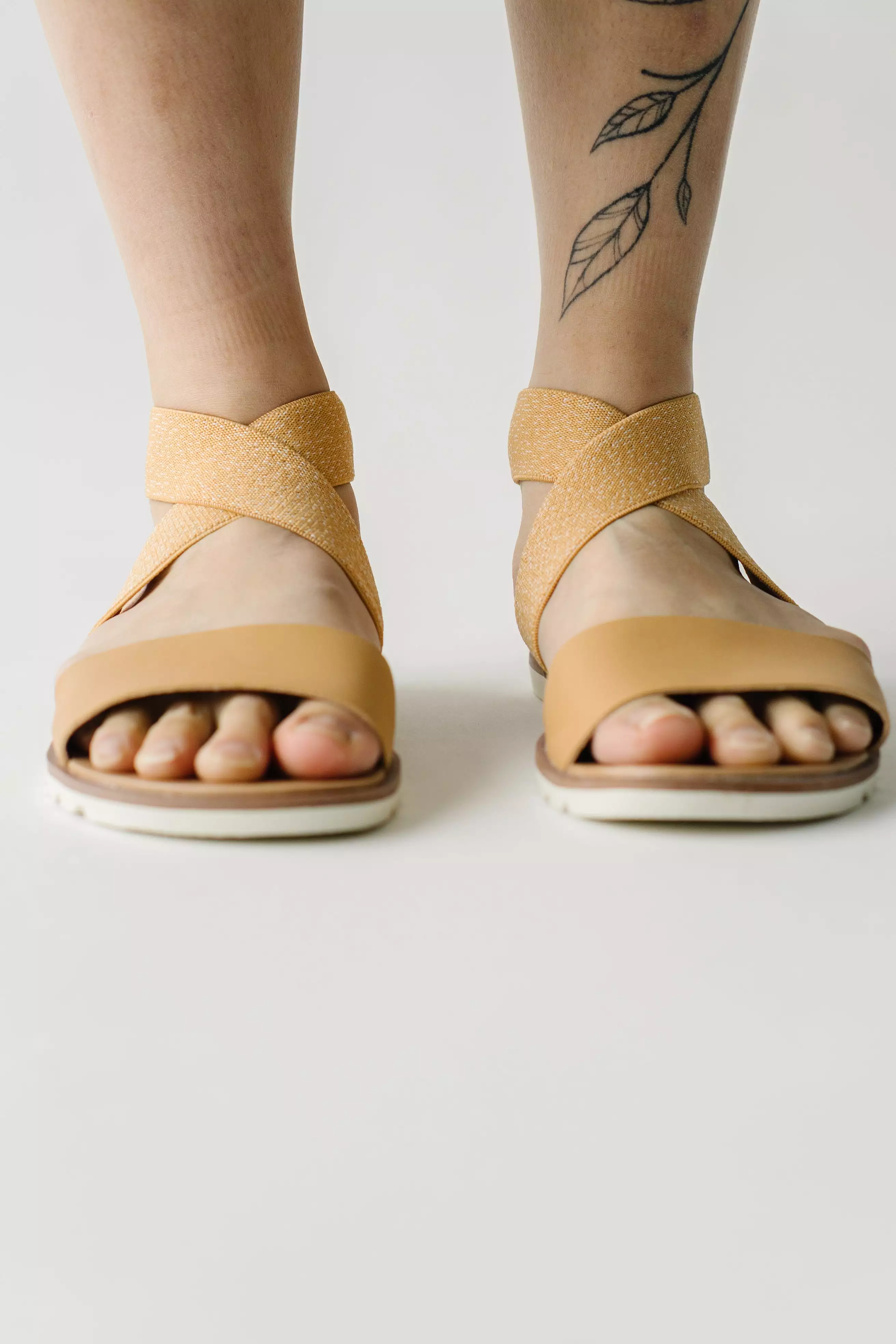 SOREL: Ella II Sandal in Honest Beige + Chalk