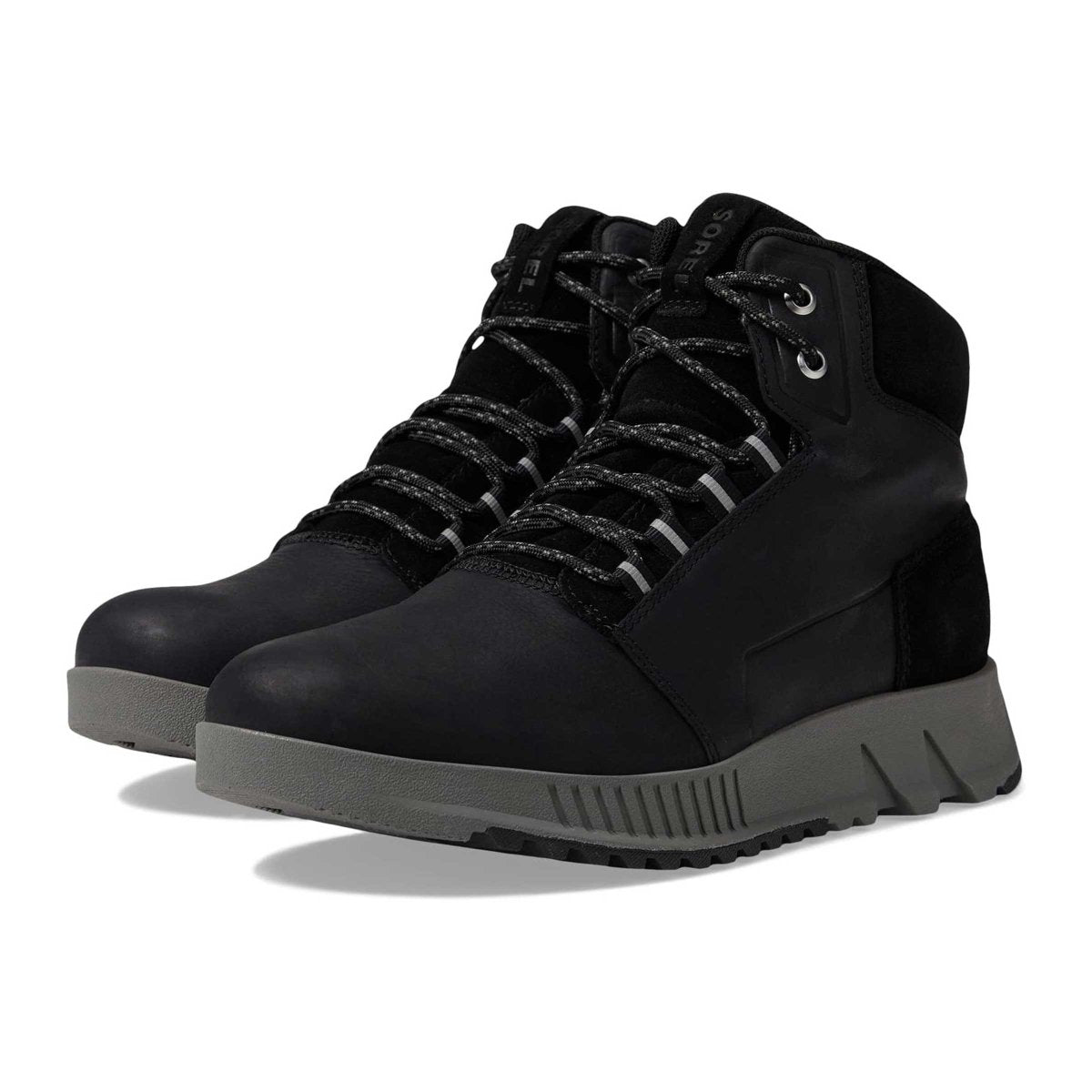 Sorel Men's Mac Hill Lite Mid Black/Quarry Waterproof