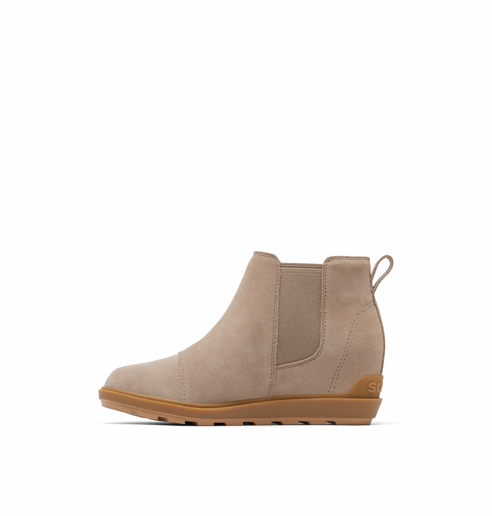 'Sorel' Women's Evie II Chelsea WP Bootie - Omega Taupe / Gum