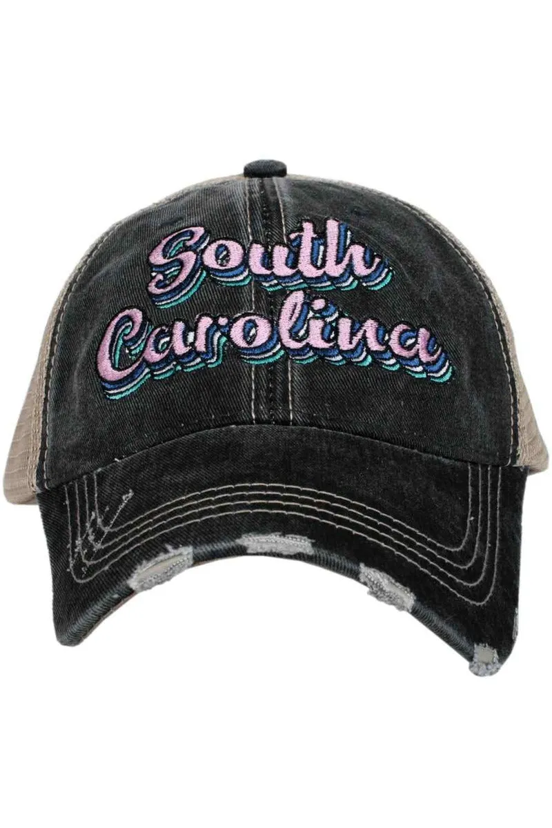 South Carolina Layered Trucker Hats