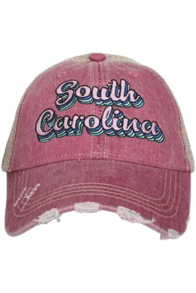 South Carolina Layered Trucker Hats