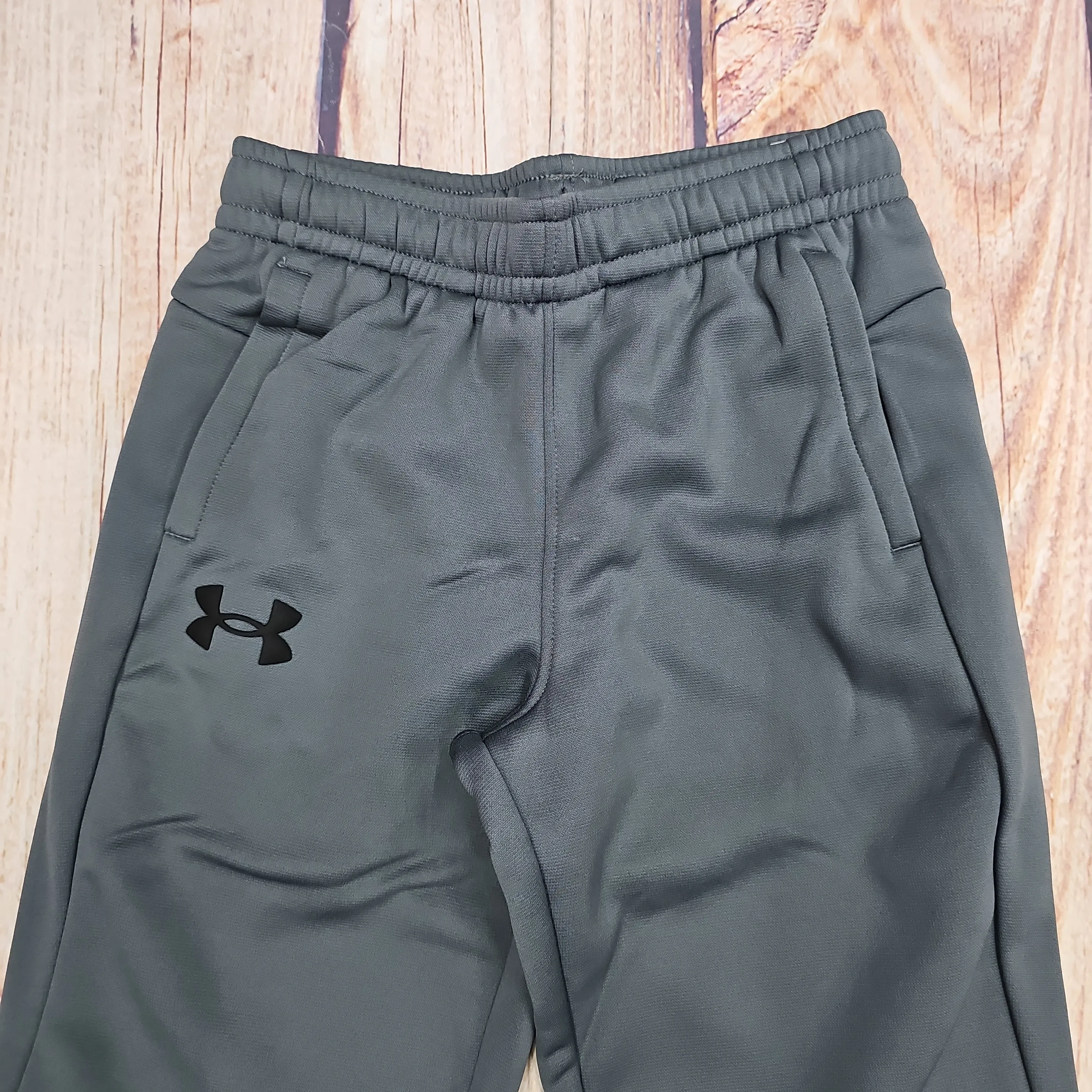 UA BOYS ARMOUR FLEECE PANTS GRY 1373542