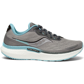 Women's Saucony Triumph 19, Alloy/Powder, 7.5 B Medium