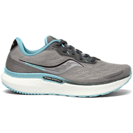 Women's Saucony Triumph 19, Alloy/Powder, 7.5 B Medium